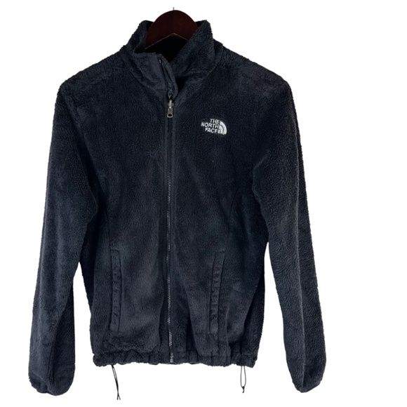 The North Face Jacket Coat Fleece Womens Medium Black Teddy Zip Up Osito Teddy - Picture 2 of 7